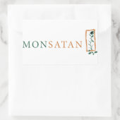 Monsanto = Monsatan Rechteckiger Aufkleber (Tasche)