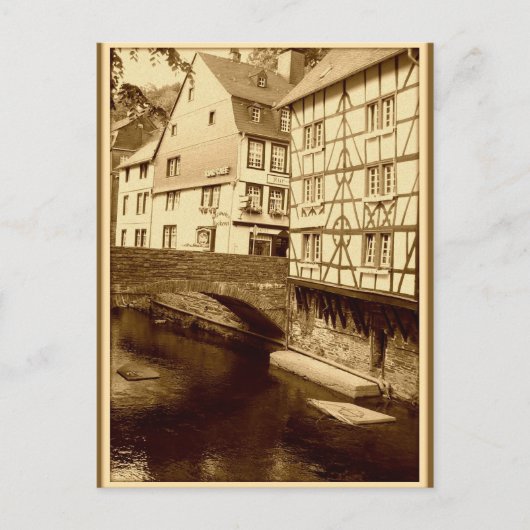 Monschau, Deutschland Postkarte (Vorderseite)