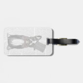 Monsieur Bulldog 2 Gepäckanhänger (Rückseite horizontal)