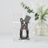 Monsieur Bulldog 2 Postkarte (Stehend Vorderseite)