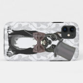 Monsieur Bulldog Case-Mate iPhone Hülle (Rückseite (Horizontal))