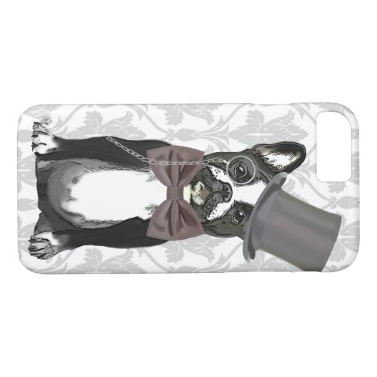 Monsieur Bulldog Case-Mate iPhone Hülle (Rückseite (Horizontal))