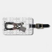 Monsieur Bulldog Gepäckanhänger (Vorderseite horizontal)