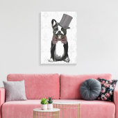 Monsieur Bulldog Leinwanddruck (Insitu (Wohnzimmer))