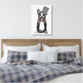 Monsieur Bulldog Leinwanddruck (Insitu (Schlafzimmer))