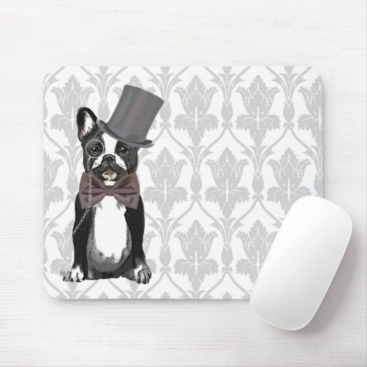 Monsieur Bulldog Mousepad (Mit Mouse)