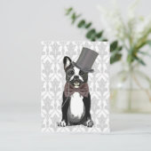 Monsieur Bulldog Postkarte (Stehend Vorderseite)