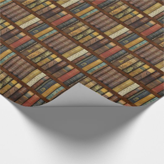 Monsieur Fancypantaloons' Instant Library Bookcase Geschenkpapier (Ecke)