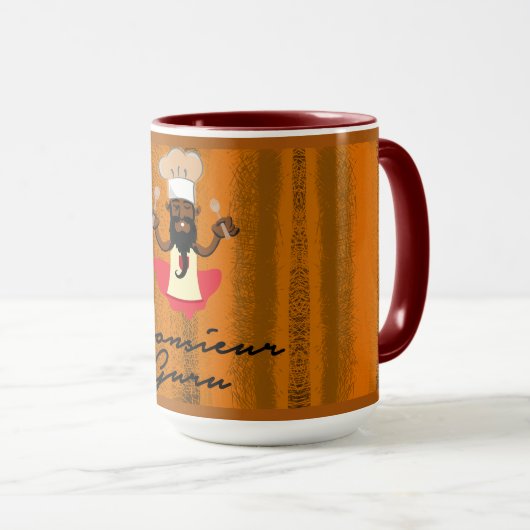 Monsieur Guru 3 Tasse (VorderseiteRechts)