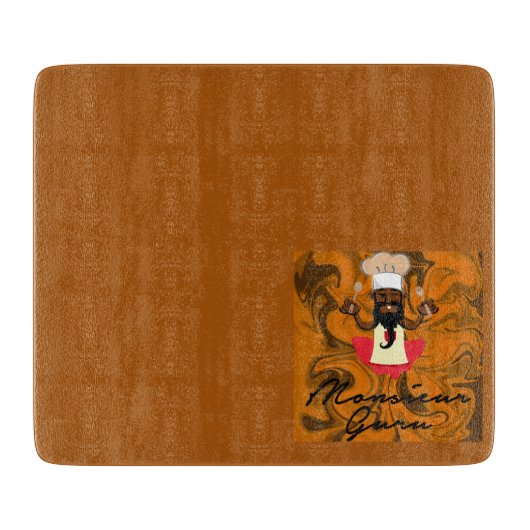 Monsieur Guru 7 Schneidebrett (Vorderseite)