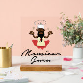 Monsieur Guru Acrylschild (Hochzeit)