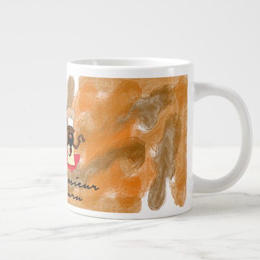 Monsieur Guru Jumbo-Tasse (Rechts)