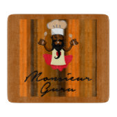 Monsieur Guru Schneidebrett (Vorderseite)