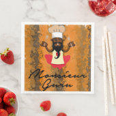 Monsieur Guru Serviette (Beispiel)