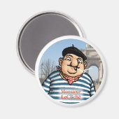 Monsieur LeCliché Magnet (Vorderseite/Rückseite)