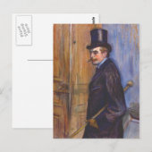 Monsieur Louis Pascal Postkarte (Vorne/Hinten)