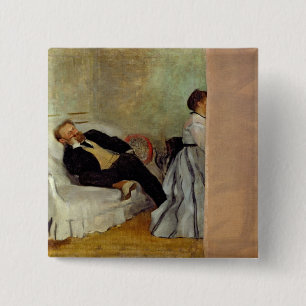 Monsieur und Madame Edouard Manet Edgar Degas- Button
