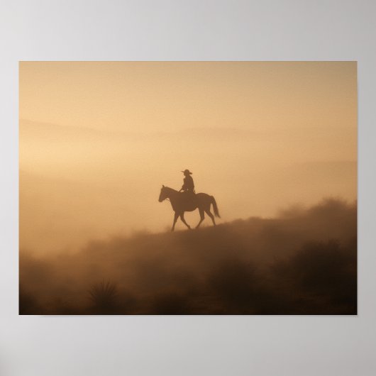 Monsoon Clouds Poster - Dramatic Desert Sky Print (Vorne)