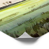 MONSOON LANDSCAPE & WASSERFARBEN POSTER (Ecke)