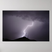 Monsoon Lightning Bolt, Arizona Poster (Vorne)