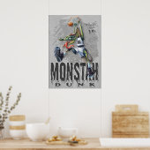 Monstah Dunk Dinosaur Basketball Poster (Küche)