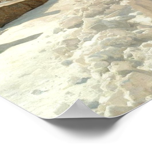 Monsted - Winter in Ponte-Campovasto, Schweiz Poster (Ecke)