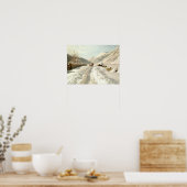 Monsted - Winter in Ponte-Campovasto, Schweiz Poster (Küche)