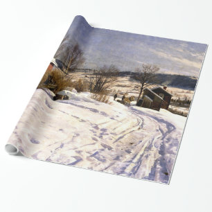 Monsted - Winterlandschaft in Lillehammer Geschenkpapier