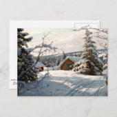 Monsted - Winterlandschaft in Solbelyst Postkarte (Vorne/Hinten)