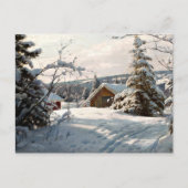Monsted - Winterlandschaft in Solbelyst Postkarte (Vorderseite)