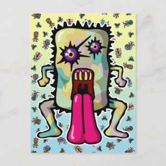 Monster6 Postkarte