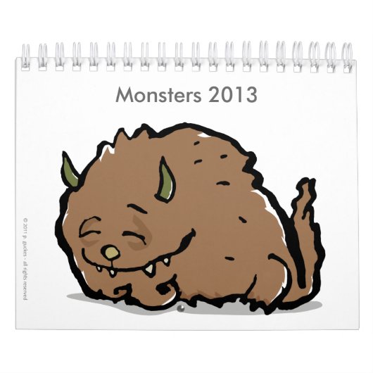 Monster 2013 (kundengerecht) kalender (Titelbild)