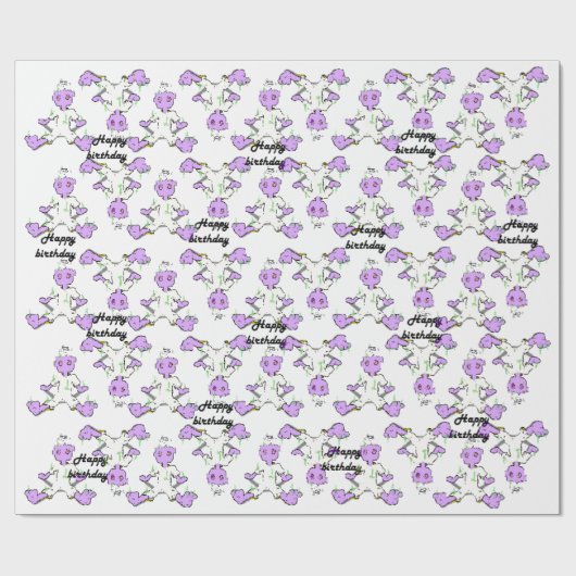 Monster-2-Packpapier Geschenkpapier (Flach)