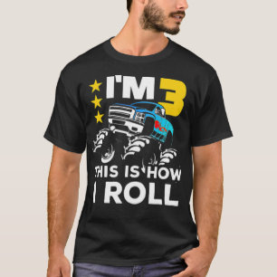 Monster 3. Geburtstag Geschenk Big Fashion Gay Pul T-Shirt