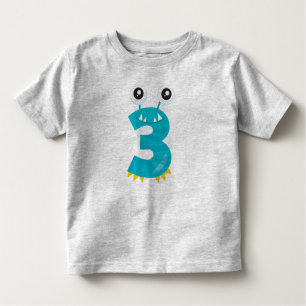 Monster 3 kleinkind t-shirt