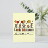 Monster 4. Geburtstag Tshirts und Geschenke Postkarte (Stehend Vorderseite)