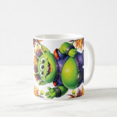 Monster 4 Haare Kaffeetasse (VorderseiteRechts)