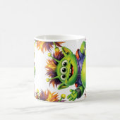 Monster 4 Haare Kaffeetasse (Mittel)