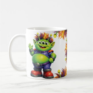Monster 4 Haare Kaffeetasse