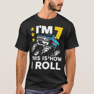 Monster 7. Geburtstagsgeschenk Grosses phantastisc T-Shirt