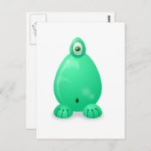 Monster 8 postkarte (Vorne/Hinten)