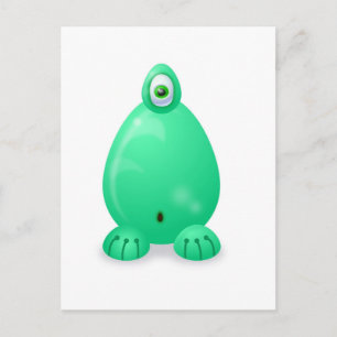 Monster 8 postkarte