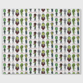 MONSTER-ABSCHNITT GESCHENKPAPIER (Flach)