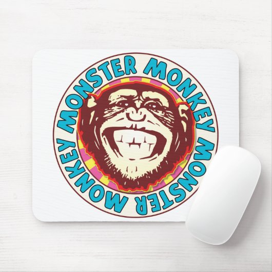 Monster-Affe Mousepad (Mit Mouse)