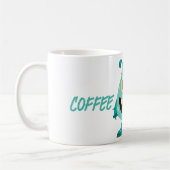 Monster/Alien/Cartoon/Blau Kaffeetasse (Links)