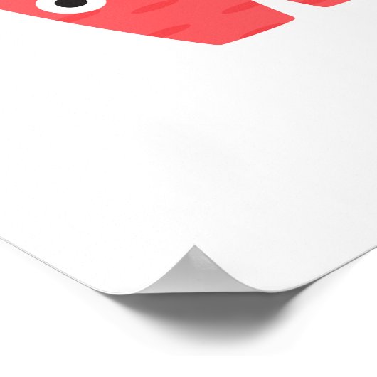 Monster Alphabet ABC  Poster (Ecke)