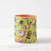 Monster-Alphabet-Muster Tasse (Zentrum)