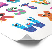 Monster-Alphabet Poster (Ecke)