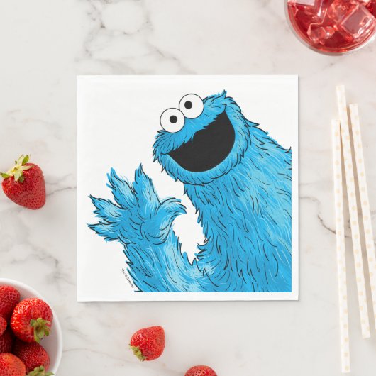 Monster am Ende dieser Geschichte | Cookie Serviette (Beispiel)