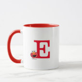 Monster am Ende dieser Geschichte | Elmo Monogram  Tasse (Links)